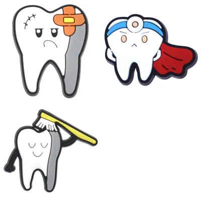 Dentistry Teeth Croc Charms for Crocs | Jibbitz