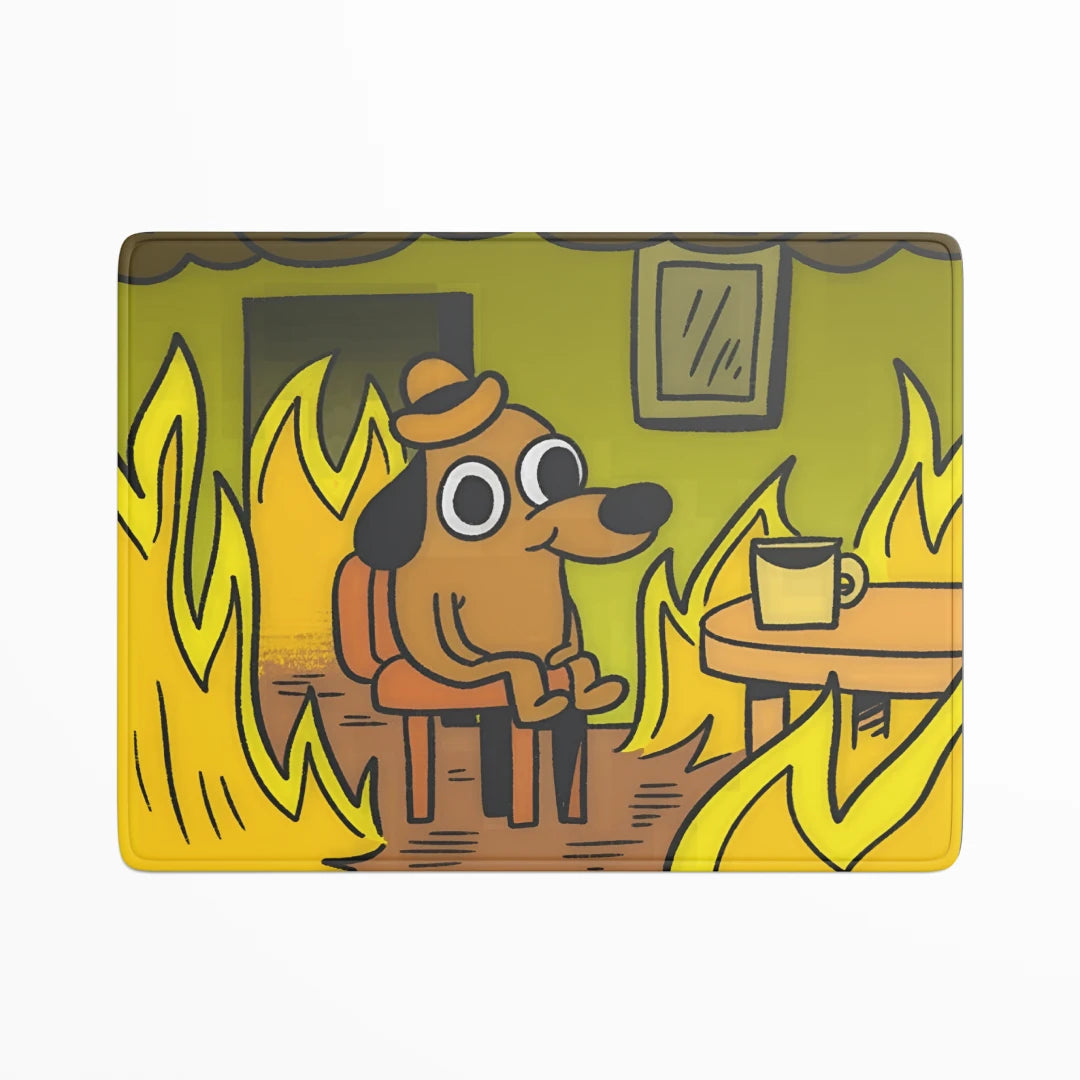 This is Fine Meme Mousepad (30 by 25 cm)
