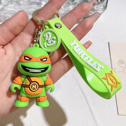 Michelangelo TMNT 3D PVC Keychains