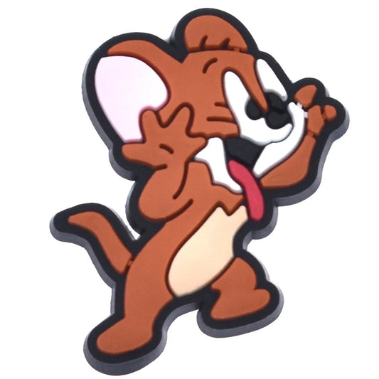 Tom and Jerry Croc Charms