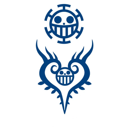 One Piece Trafalgar Semi Permanent Jagua Tattoo