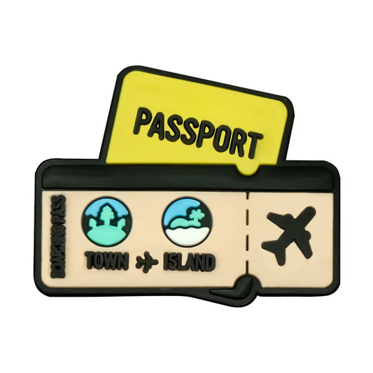 Travel passport croc charms for crocs | jibbitz