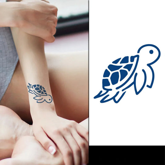 Sea Turtle Tattoo on Arm