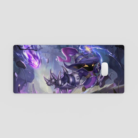 Phone case with fantasy character design on a light gray background
