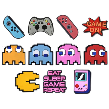 Video Games Pac Man Nintendo Switch Gameboy Gaming Croc Charms for Crocs | Jibbitz