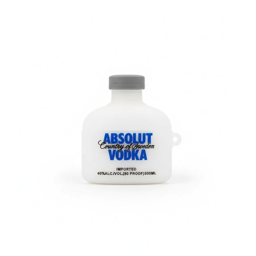 Absolut Vodka bottle on a white background