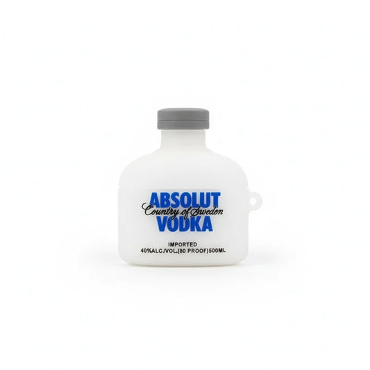 Absolut Vodka bottle on a white background