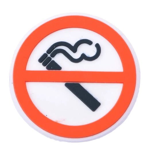 Warning Signs No Smoking Croc Charms for Crocs | Jibbitz