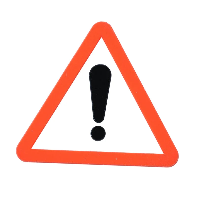 Warning Signs Exclamation Mark Croc Charms for Crocs | Jibbitz