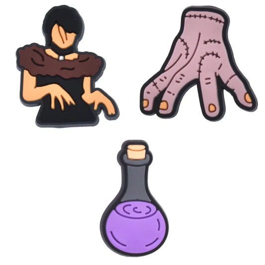 Netflix Series Wednesday Addams Thing Croc Charms for Crocs | Jibbitz