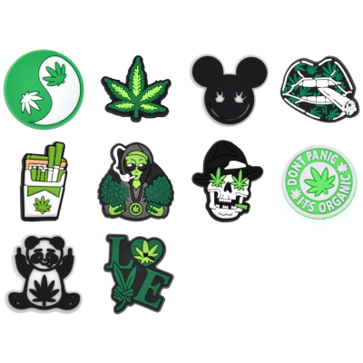 Weed Croc Charms