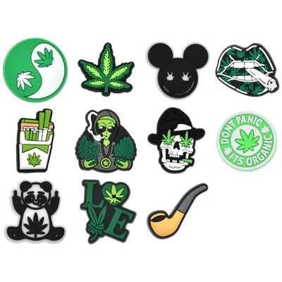 Weed Croc Charms