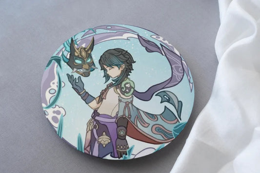 Xiao Genshin Impact Coaster