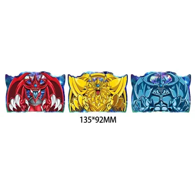 Lenticular Sticker - Yu Gi Oh Slifer Obelisk and Ra 3D Motion Sticker
