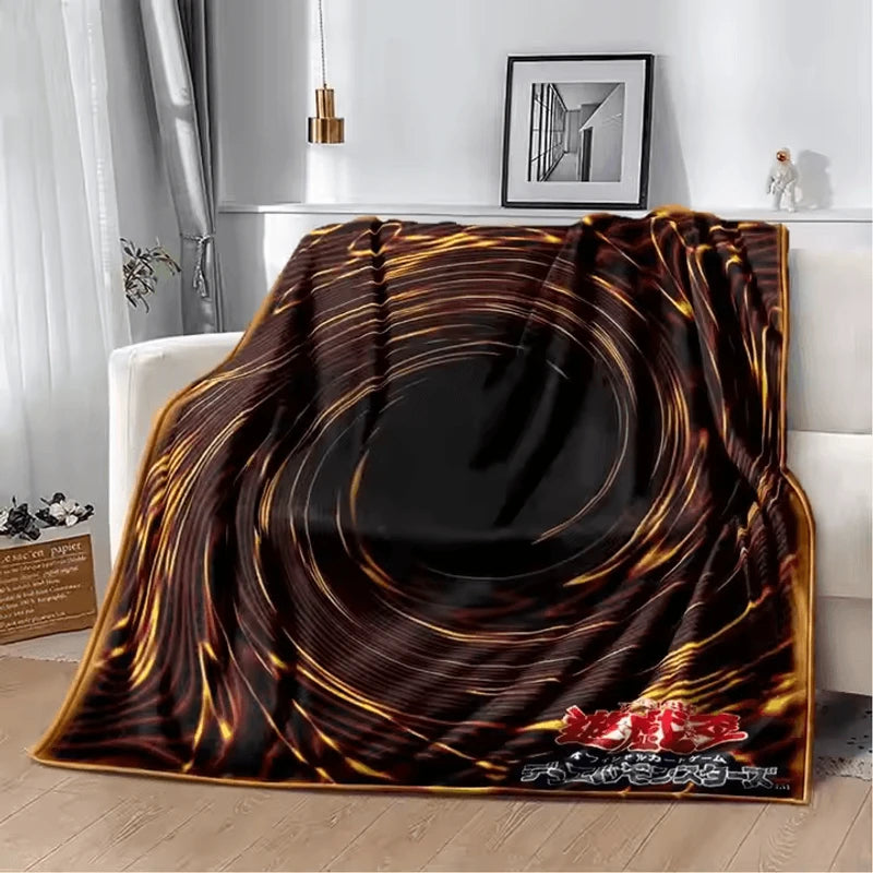 Yu-Gi-Oh! Card Shaped Large Flannel Blanket Size 1.5m By 2m
