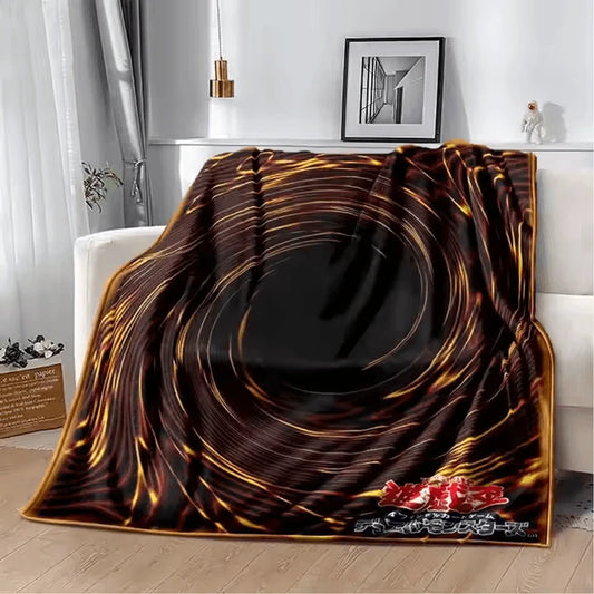 Yu-Gi-Oh! Card Shaped Large Flannel Blanket Size 1.5m By 2m