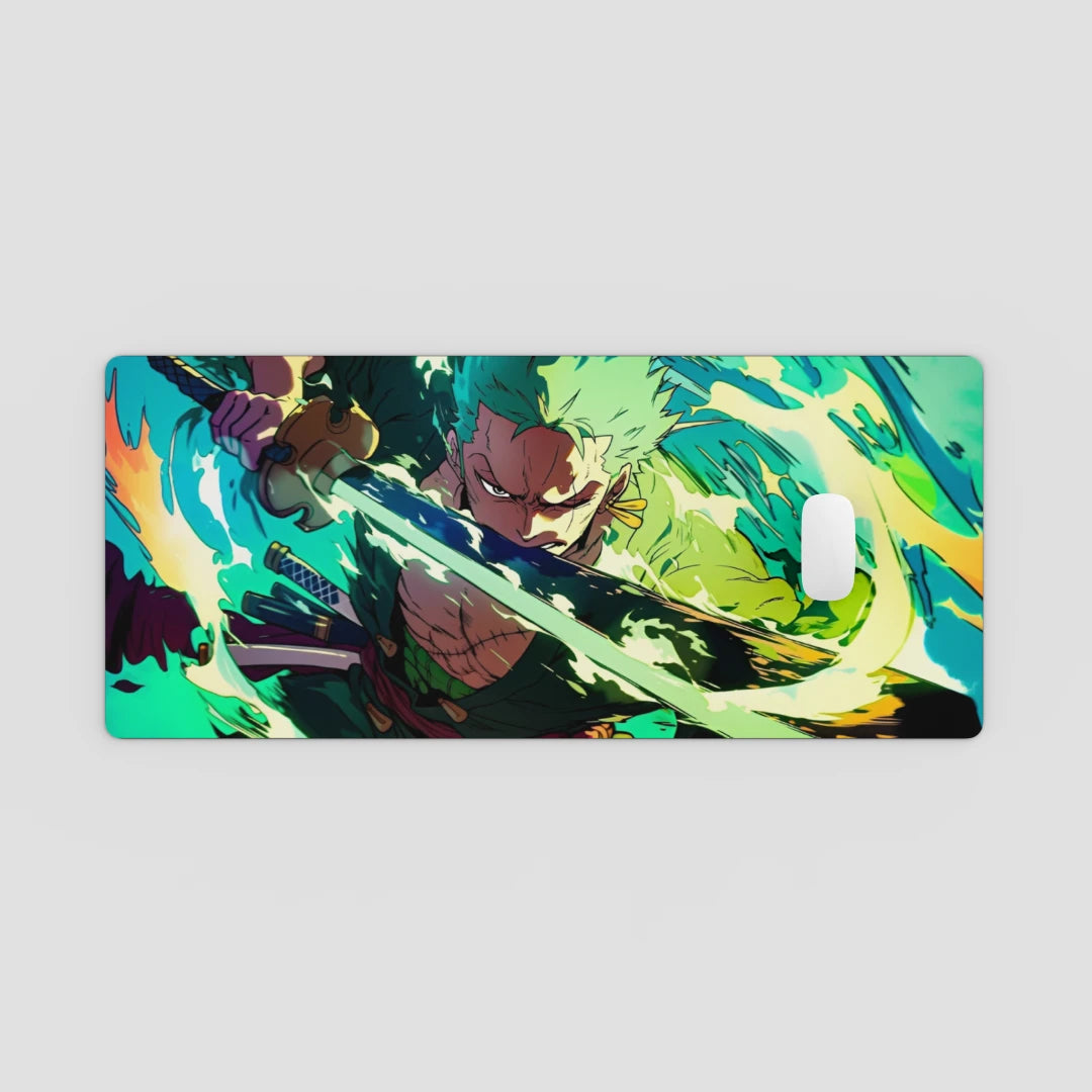 Phone case with colorful design on a light gray background