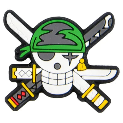 Zoro Emblem One Piece Jibbitz Croc Charms - Crocs